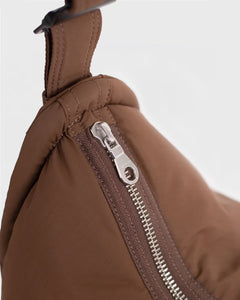 Sandqvist CURVE Large Half Moon Bag, Dark Taupe