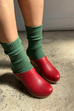 Load image into Gallery viewer, Winter Sparkle Socks, Evergreen