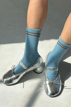 Load image into Gallery viewer, Boyfriend Socks, Powder Blue