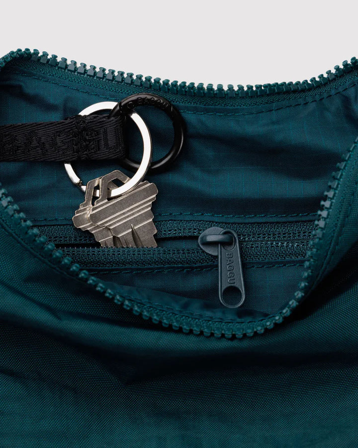 BAGGU Small Crescent Bag, Deep Sea