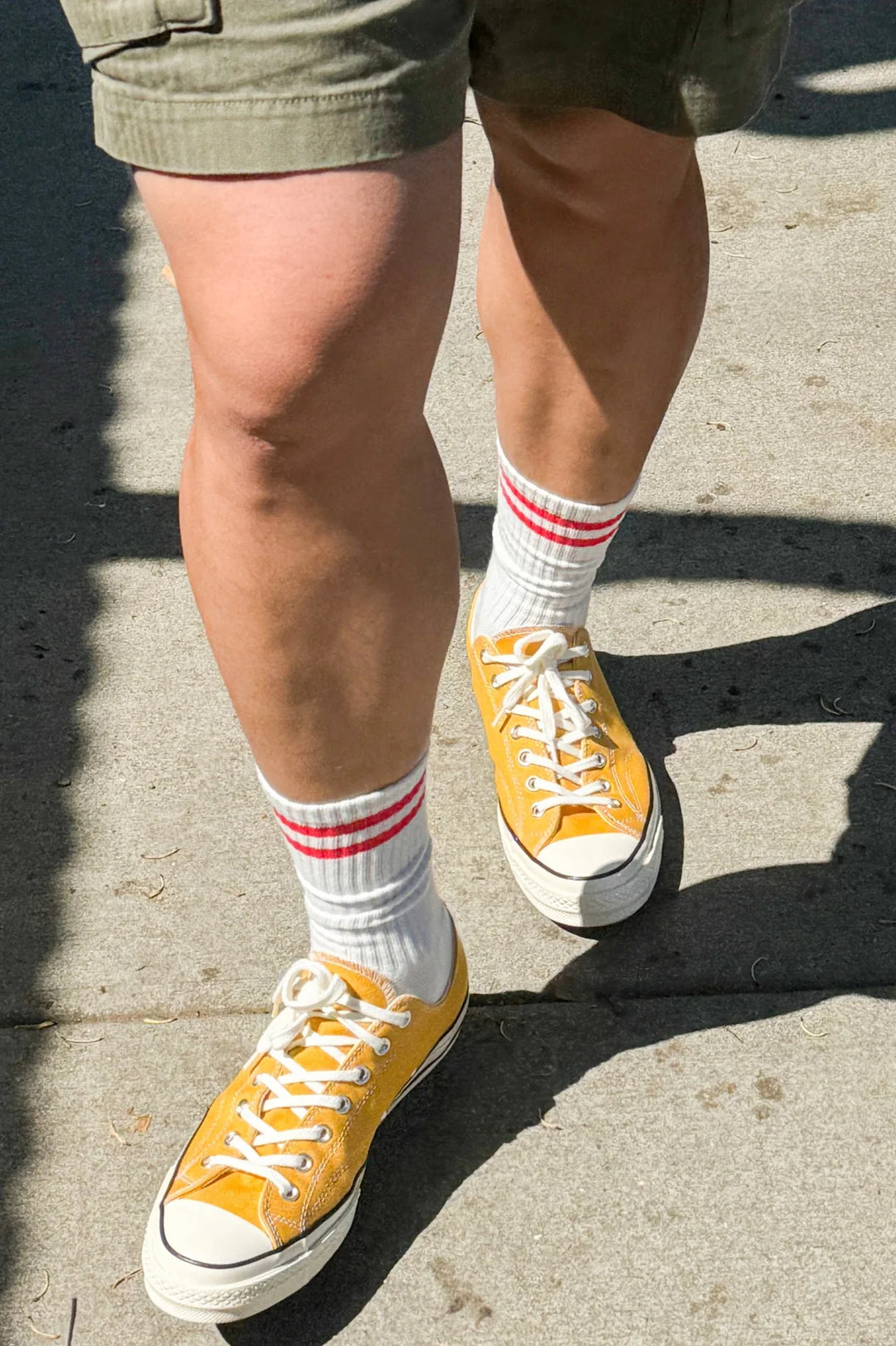 Men’s Boyfriend Socks, Clean White