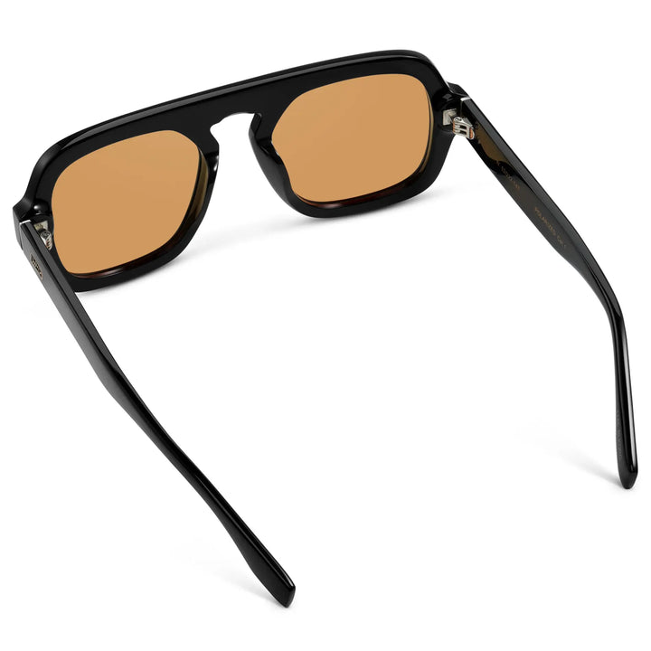 WMP Naomi Sunglasses, Black/Orange Lens