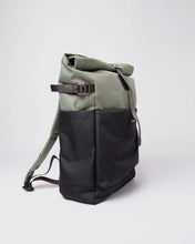 Load image into Gallery viewer, Sandqvist Ilon Backpack, Multi Clover Green