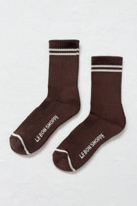 Le Bon Shoppe Boyfriend Socks, Wood