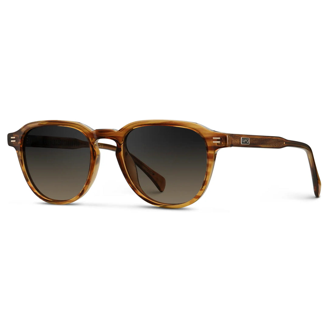 WMP Baker Sunglasses, Golden Brown Grain