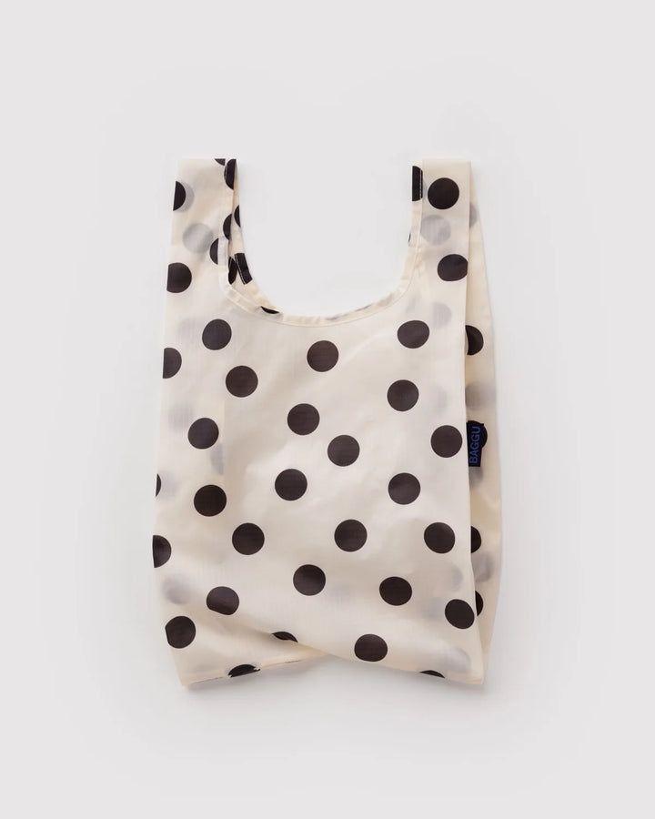 Baby BAGGU, Cream &amp; Black Polka Dot