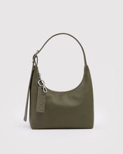 Load image into Gallery viewer, BAGGU Small Recycled Leather Shoulder Bag, Loden