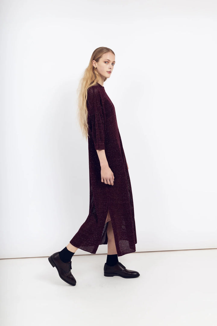 Magnea - DAISY DRESS / BURGUNDY