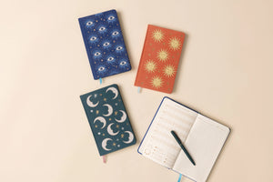 Forsala - Celestial Bookcloth Journal, Terracotta Sun