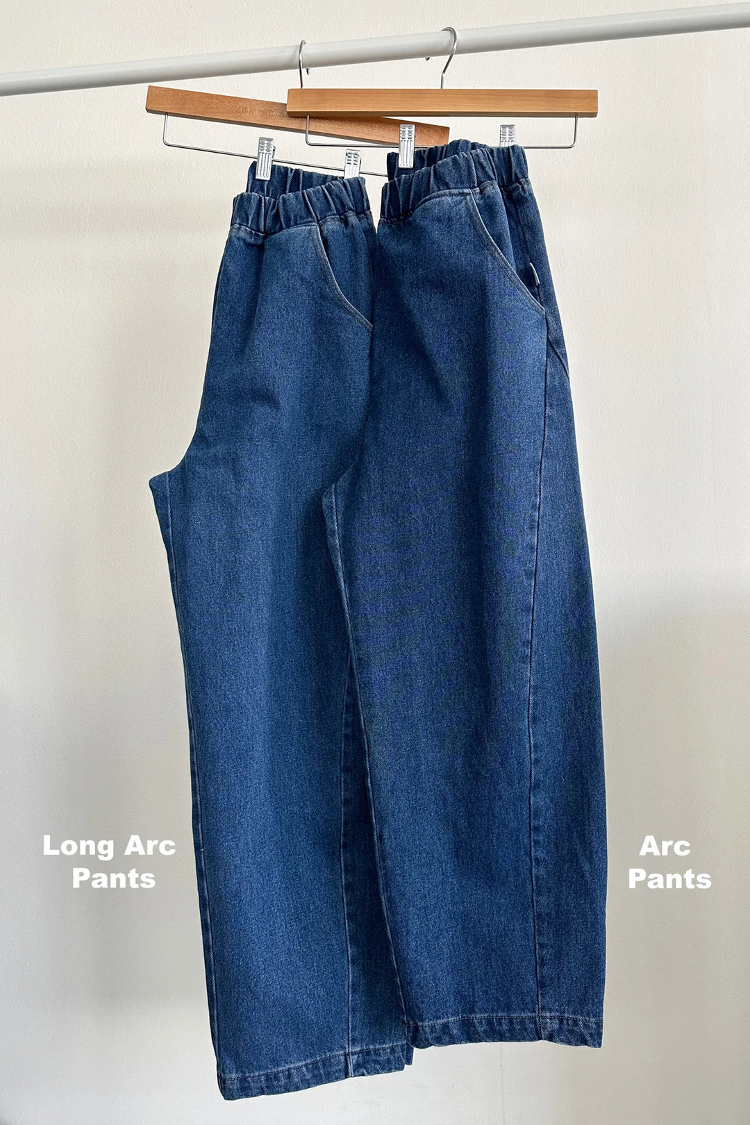 Long Arc Pants, Blue Denim
