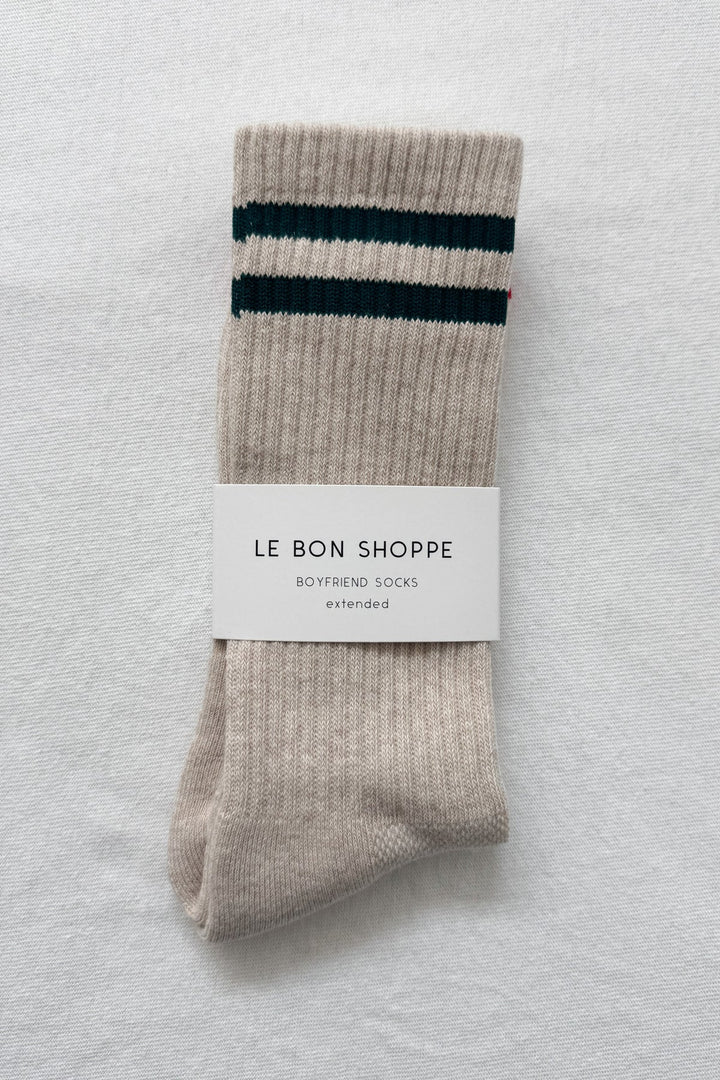 Men’s Boyfriend Socks, Oatmeal