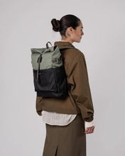 Load image into Gallery viewer, Sandqvist Ilon Backpack, Multi Clover Green