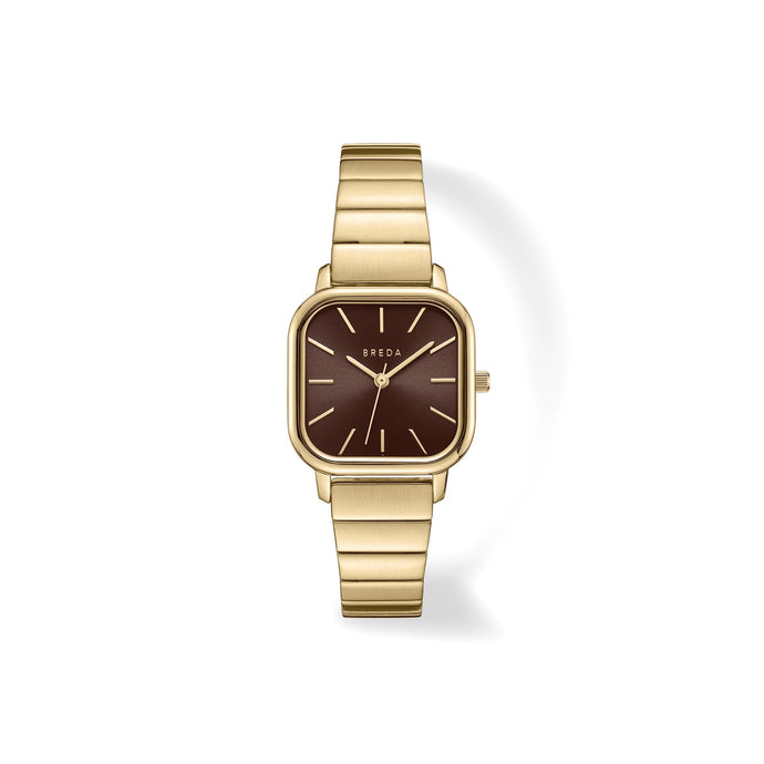 Breda - Esther Watch, Gold/Espresso