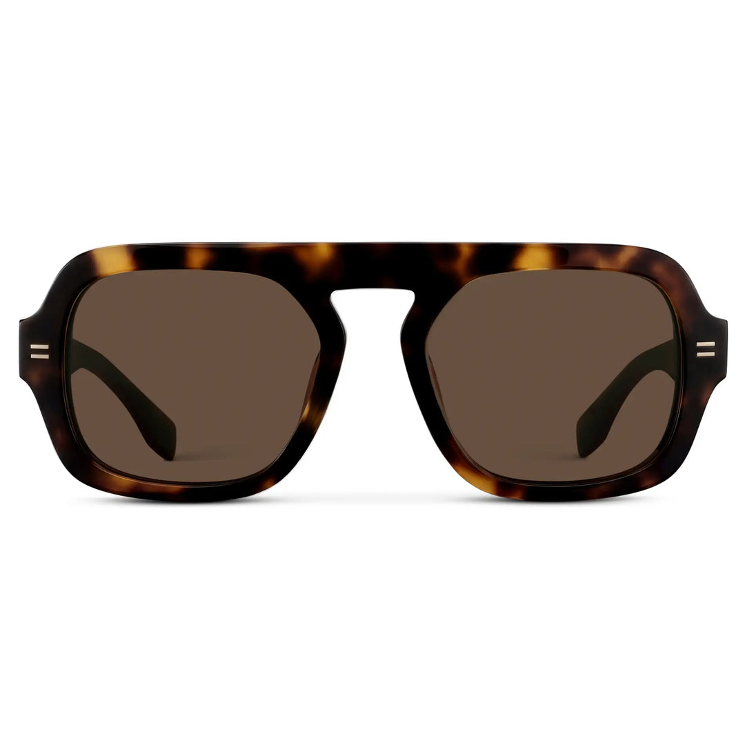 WMP Naomi Sunglasses, Brown Tortoise