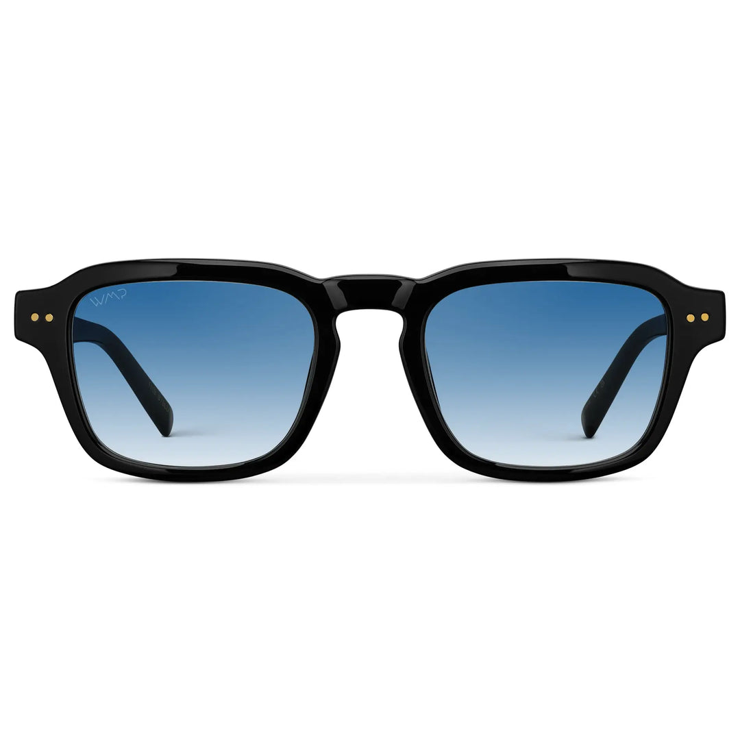 WMP Morris Sunglasses, Blue Gradient Lens