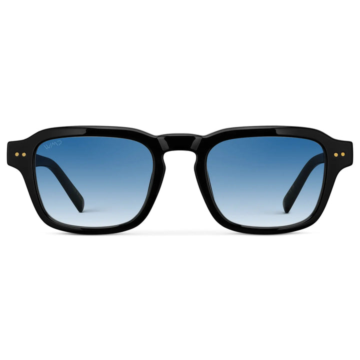 WMP Morris Sunglasses, Blue Gradient Lens