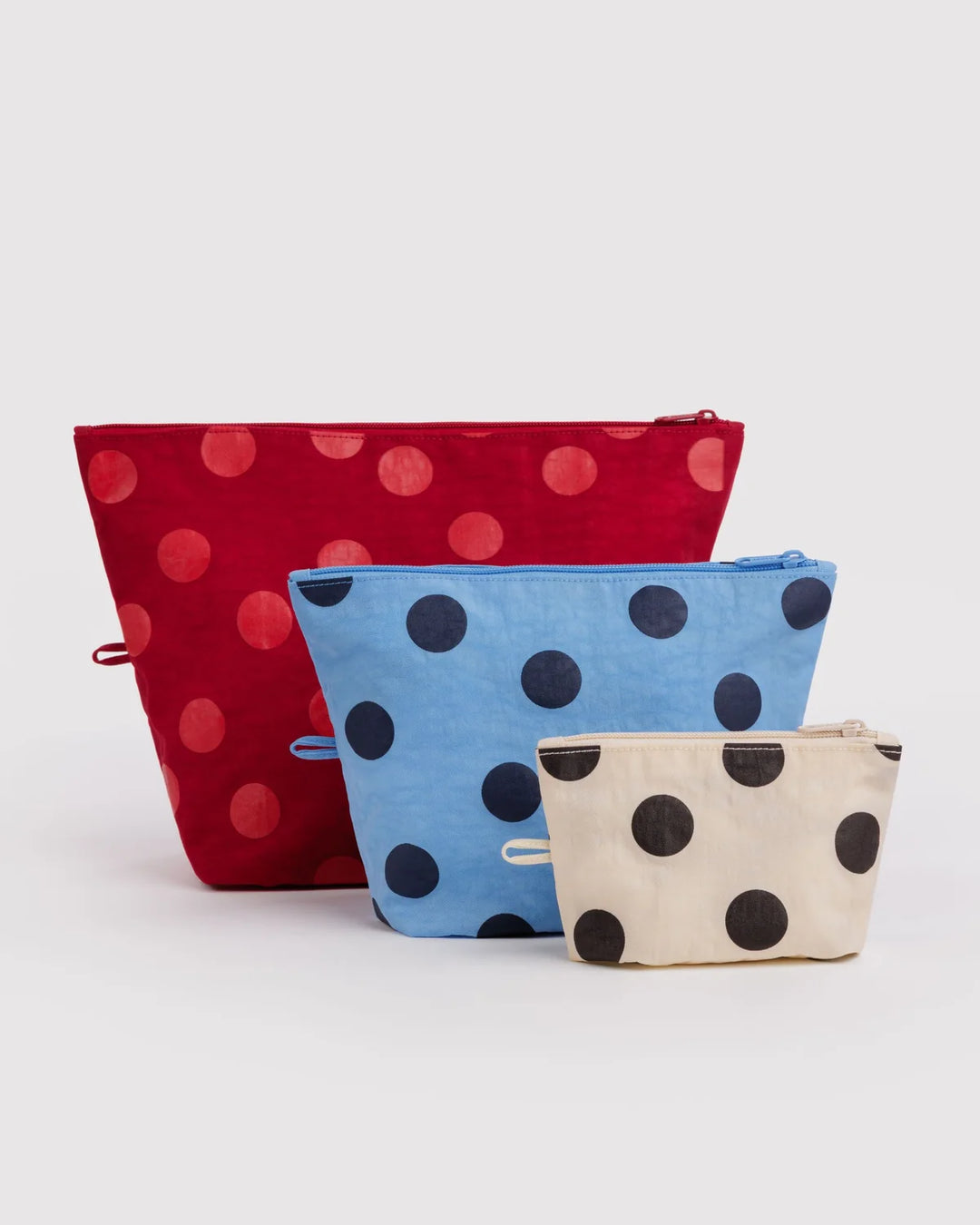 BAGGU Go Pouch Set, Polka Dot Mix
