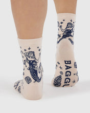 Load image into Gallery viewer, BAGGU Crew Socks, Mermaid