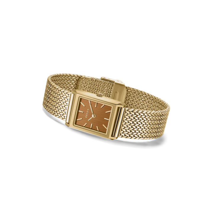 Breda - Virgil Watch Small, Gold/Ochre