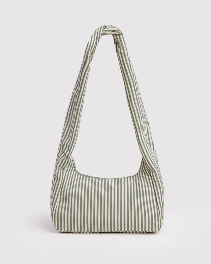 BAGGU Meringue Bag, Sage Stripe