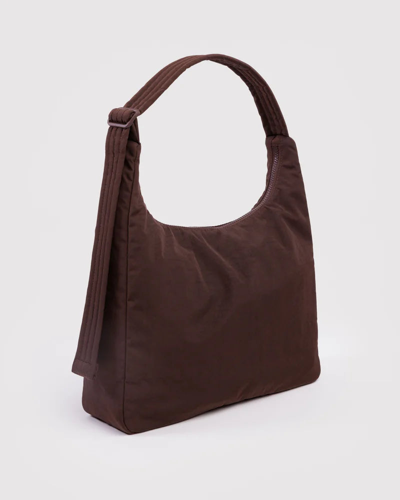 BAGGU Nylon Shoulder Bag, Coffee