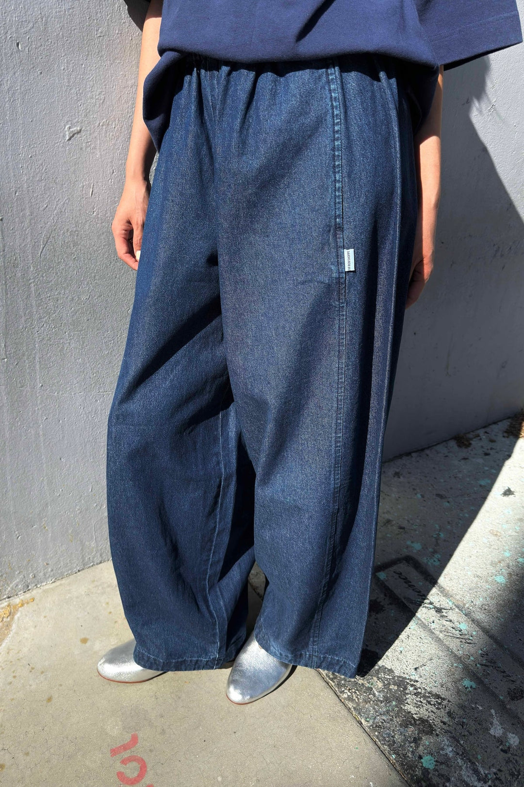 Parachute Pants, Denim Blue