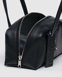 BAGGU Small Recycled Bowler Bag, Black