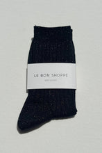 Load image into Gallery viewer, Glitter Socks, Copper Black