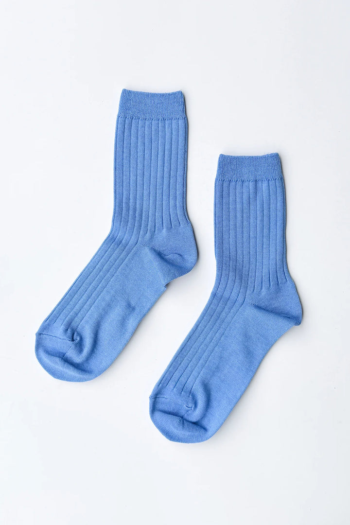 Her Socks, Periwinkle Blue