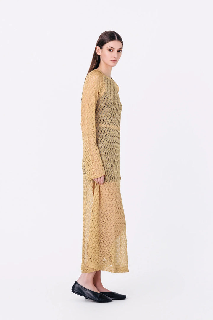 Magnea - MAGDALENDA DRESS / SPARKLING HONEY