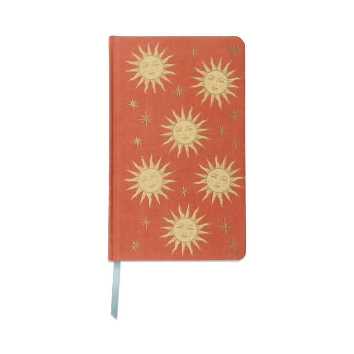 Forsala - Celestial Bookcloth Journal, Terracotta Sun