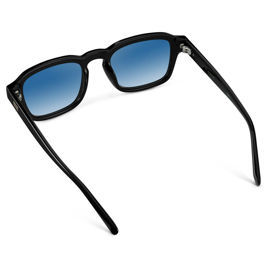 WMP Morris Sunglasses, Blue Gradient Lens
