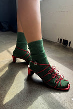 Load image into Gallery viewer, Winter Sparkle Socks, Evergreen