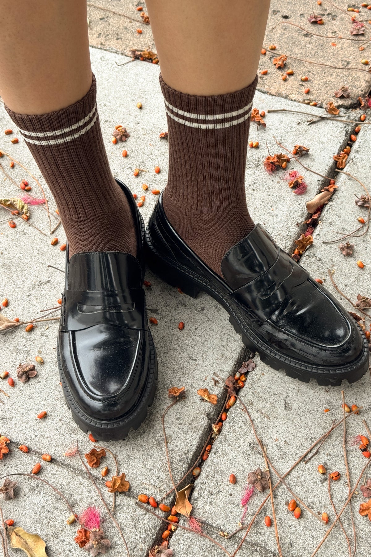Le Bon Shoppe Boyfriend Socks, Wood