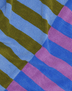 BAGGU Bath Towel, Cabana Stripe Mix