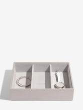 Load image into Gallery viewer, Classic Taupe Raffia Jewellery Box, Set of 3