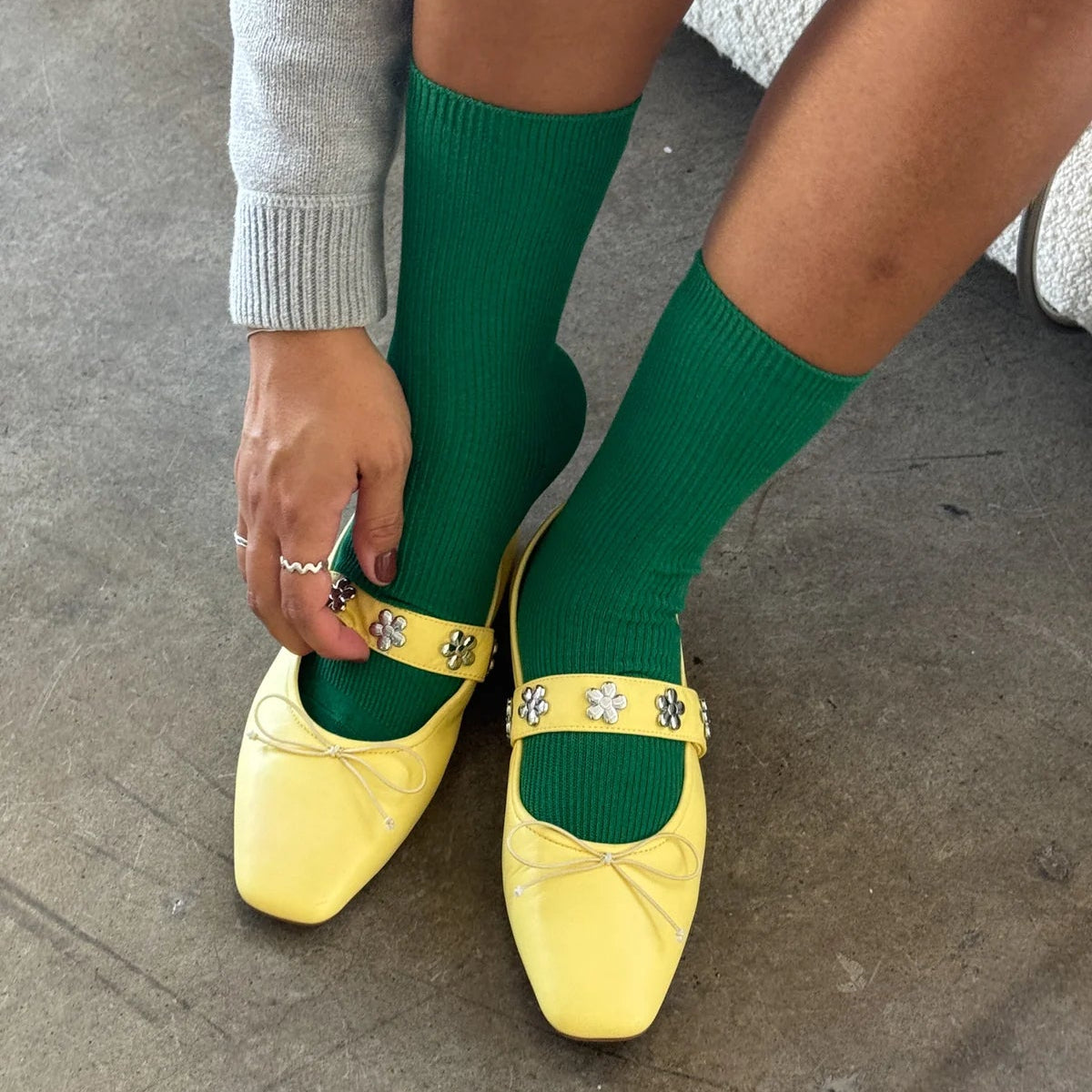 Trouser Socks, Kelly Green