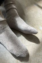 Load image into Gallery viewer, Winter Sparkle Socks, Nutmeg