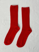 Load image into Gallery viewer, Trouser Socks, Lipstick Red