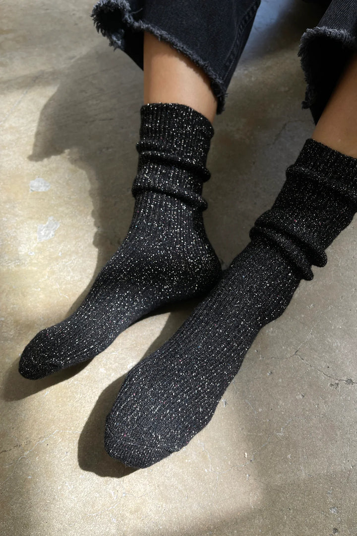 Winter Sparkle Socks, Starry Night