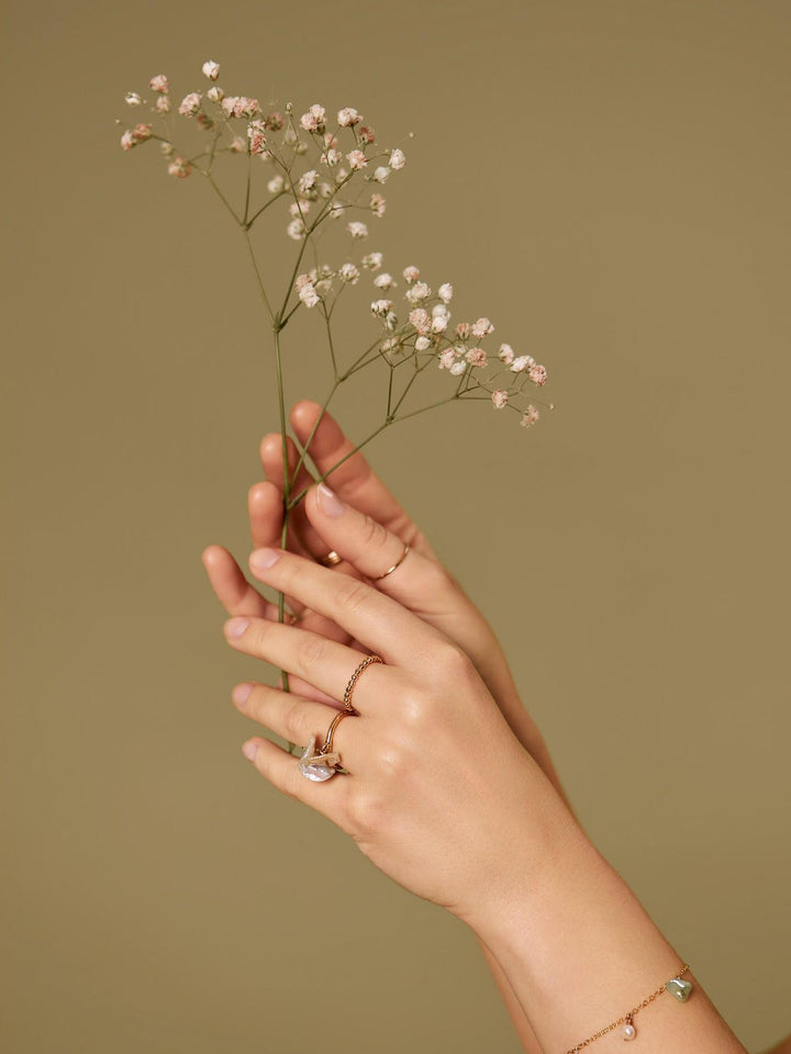 Petal Pearl Ring