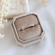 Load image into Gallery viewer, Partway Eternity Diamond Ring Band, Size 53 EU