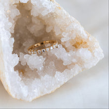 Load image into Gallery viewer, Diamond Eternity Ring Band, Size 53 EU