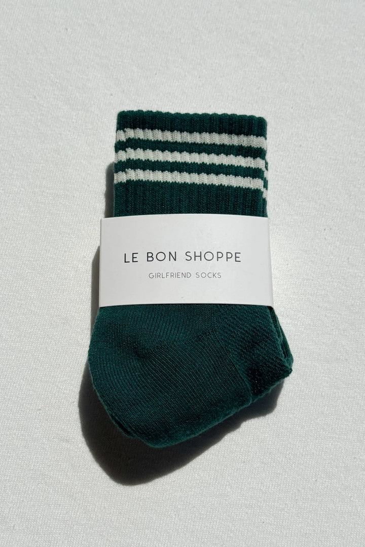 Girlfriend Socks, Hunter Green