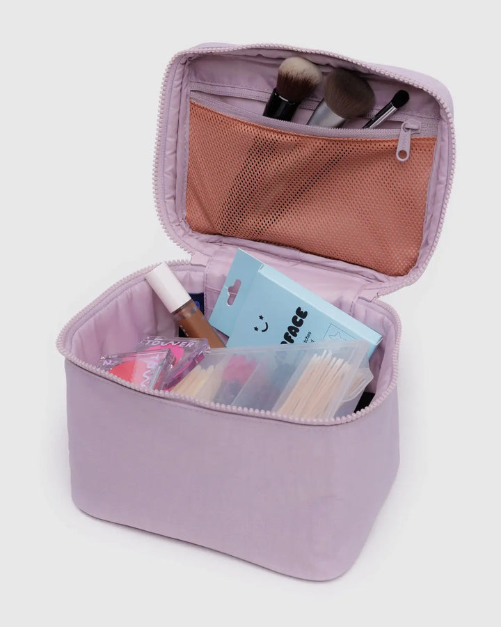 BAGGU Large Cosmetic Case, Dusty Pink