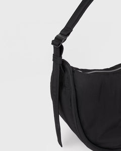 Sandqvist CURVE Large Half Moon Bag, Black