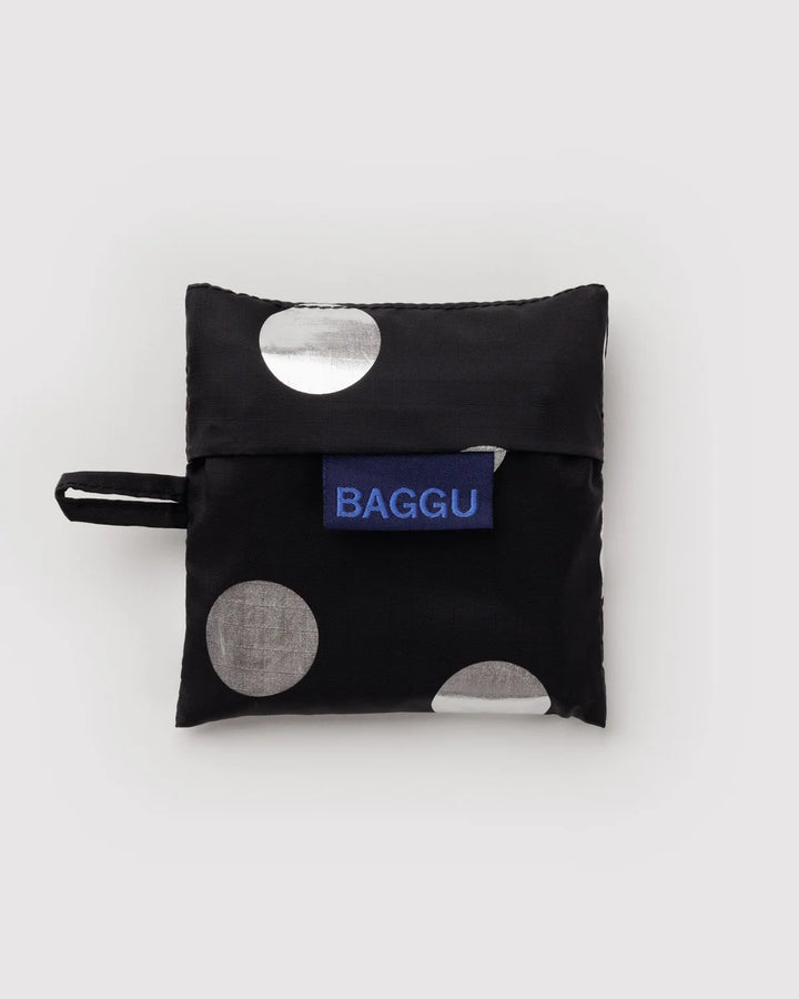 Baby BAGGU, Silver Metallic Polka Dot