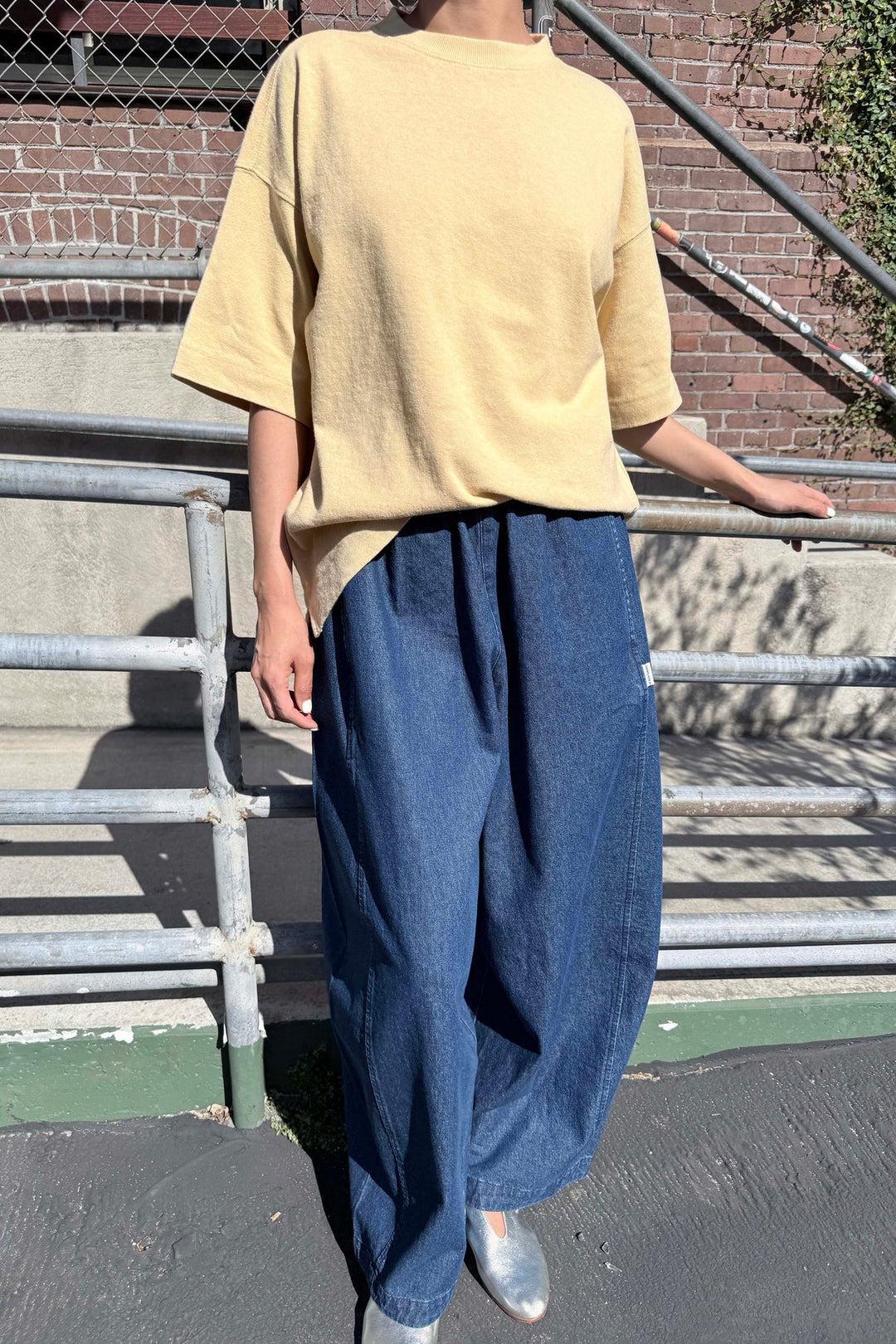 Parachute Pants, Denim Blue