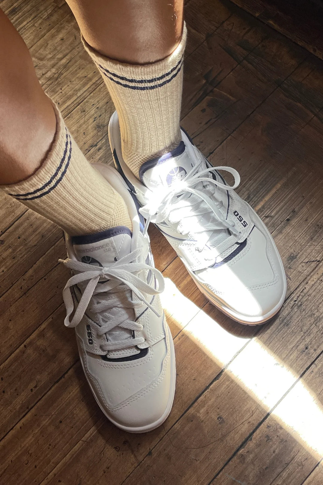 Boyfriend Socks, Cashew