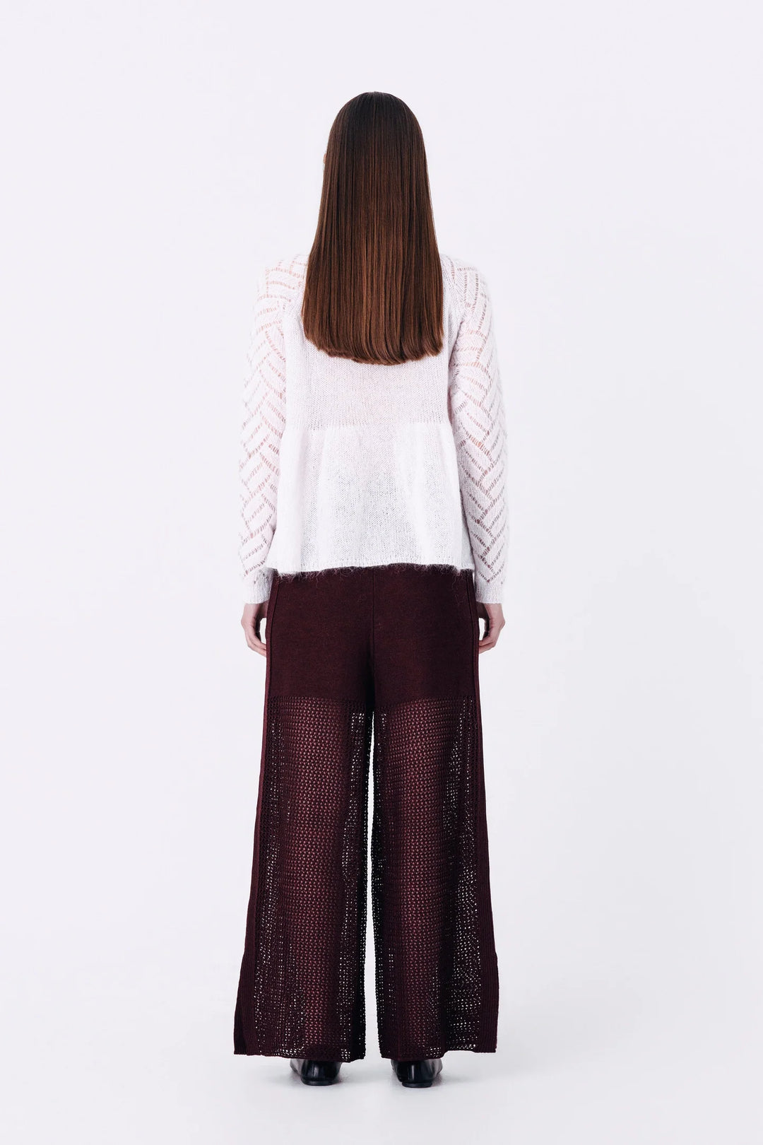 Magnea - AGNES SWEATER / WHITE BERRY